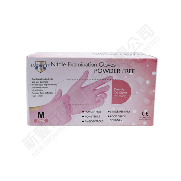 Nitrile Gloves Pink